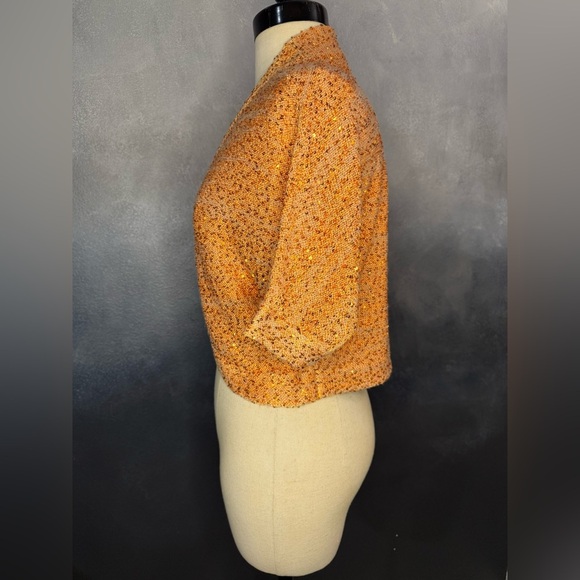 ✨ Y2K Sparkle Sequin Knit Shrug by INC International Concepts ✨ - Picture 3 of 8